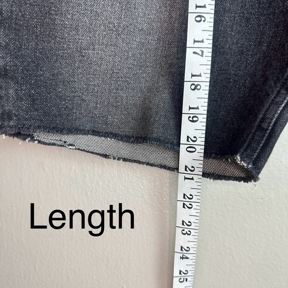 All Saints switch black washed skinny men’s shorts Sz 34 - Picture 7 of 11